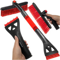 teleskopinis langų grandiklis su sniego šepečiu xtrobb 24821