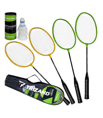 badmintono rinkinys trizand 8 dalių su dėklu