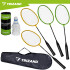 badmintono rinkinys trizand 8 dalių su dėklu