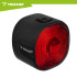 galinis dviračio žibintas trizand raudonas led usb-c ip66