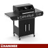 dujinis grilis Kaminer Varen Black 4.0 3+1 13,5 kW