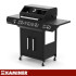 dujinis grilis Kaminer Varen Black 4.0 3+1 13,5 kW