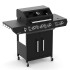dujinis grilis Kaminer Varen Black 4.0 3+1 13,5 kW