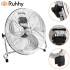 grindinis ventiliatorius ruhhy 50 cm 130 w metalinis, 3 greičių
