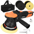 automobilio poliruoklis bigstren 900 w dual action da 125/150 mm
