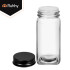 prieskonių indelių rinkinys 24 vnt. ruhhy 120 ml su etiketėmis