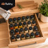 prieskonių indelių rinkinys 24 vnt. ruhhy 120 ml su etiketėmis