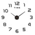 sieninis diy 3d laikrodis ruhhy juodas 60-130 cm
