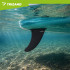 Trizand SUP lentos pelekas 9 colių, universalus centrinis stabilizatorius Slide-In