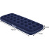 Vienvietis pripučiamas veliūrinis čiužinys Bestway 67000 185 x 76 x 22 cm