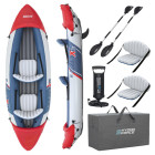 Pripučiamas dvivietis turistinis kajakas su irklais ir pompa, 321 x 100 cm, Bestway Hydro-Force Rapid X2