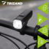 trizand dviračio žibintų rinkinys led 1000 lm su galiniu žibintu ir usb-c įkrovimu