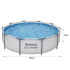bestway karkasinis baseinas 305 x 76 cm 56406