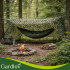 Maskuojamasis tinklas Woodland Gardlov su 100 tvirtinimo dirželių, 2 x 5 m