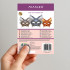 Katės kaukių rinkinys DIY su priedais, MAALEO, 6 vnt., 26570