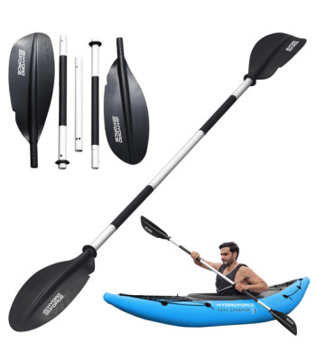 Aliuminis sulankstomas irklas kajakui, pontonui ir SUP lentai BESTWAY 62174 230 cm