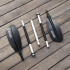 Aliuminis sulankstomas irklas kajakui, pontonui ir SUP lentai BESTWAY 62174 230 cm