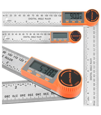 Elektroninis kampamatis Bigstren – LCD, 360°, 200 mm, 26957
