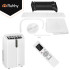Mobilusis oro kondicionierius Ruhhy su WiFi, 4 viename, 12000 BTU, 3,5 kW, 25–30 m², 440 × 350 × 738 mm