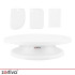 Besisukantis torto padėklas su 3 mentelėmis Ruhhy 28 cm