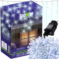 Lauko LED girlianda su varvekliais, 500 LED, šalta balta, IZOXIS 26705, 22,5 m