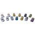 Žaislinių automobilių rinkinys su patraukiamu mechanizmu lagamine, ISO TRADE, 50 vnt., 26603