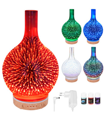 Kvapų difuzorius, oro drėkintuvas ir LED lempa, Zortiva 200 ml