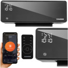 Oro užuolaida su elektriniu šildytuvu, WiFi ir nuotoliniu valdymu, KAMINER ZELVION 26399, 54 x 18,5 x 12,5 cm
