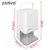Oro sausintuvas, drėgmės surinkėjas, tylus, su laikmačiu ir LED apšvietimu – Zortiva Brezia, 1400 ml, 380 ml/24 h