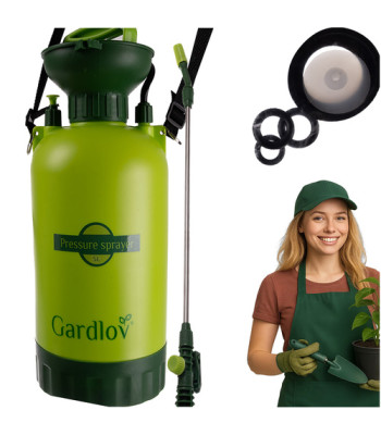 Rankinis sodo slėginis purkštuvas su 40 cm strypu ir 110 cm žarna GARDLOV 25581, 5L