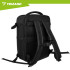 Turistinė kuprinė Trizand su USB, juoda, 40 × 20 × 25 cm