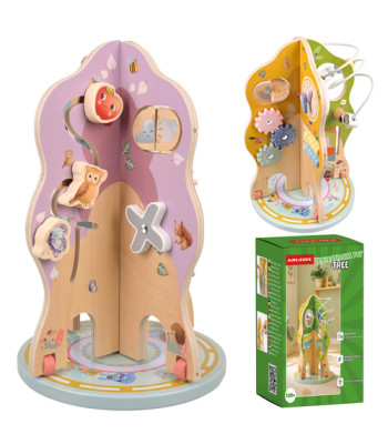 Edukacinis medinis žaislas – medelis Kruzzel 10w1, 195 x 305 mm
