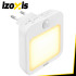 Naktinės LED lemputės su judesio ir prieblandos jutikliais, 2 vnt., Izoxis, 80 x 70 x 39 mm