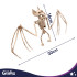 Šikšnosparnio skeletas – velykinė dekoracija, GLIMZ, 30 cm