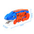 Žaislinis dinozauro formos autovežis su trasa, paleidimo įtaisu ir 6 automobiliukais – T-Rex, 32 x 11,5 x 12,5 cm
