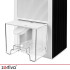 Zortiva sidabrinis oro sausintuvas su nuotolinio valdymo pulteliu, 0,8L/24h, 35,4 x 21 x 14,1 cm