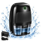 Elektrinis oro sausintuvas „Zortiva“, juodas, 0,6 l