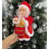 Grojanti ir šokanti Kalėdų Senelio figūrėlė, Ruhhy 22162, 30 cm
