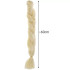 Šviesiai blondinės sintetinės plaukų kasos, 60 cm, Soulima 23556