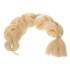 Šviesiai blondinės sintetinės plaukų kasos, 60 cm, Soulima 23556