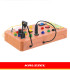 Edukacinė sensorinė lenta su LED jungikliais KRUZZEL, 18,5 × 10,5 × 3 cm