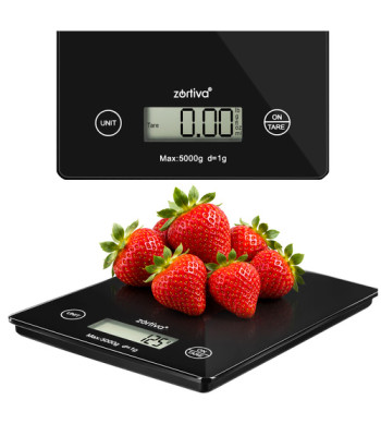 Elektroninės virtuvinės svarstyklės Zortiva, 5 kg / 1 g