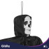 Kabantis juodas skeletas – dekoracija „Glimz“, 75 x 55 cm