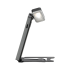 LED skaitymo lemputė su spaustuku „Izoxis“, USB-C, 3 šviesos spalvos, 5 ryškumo lygiai, 11,5 × 3,5 × 1,3 cm