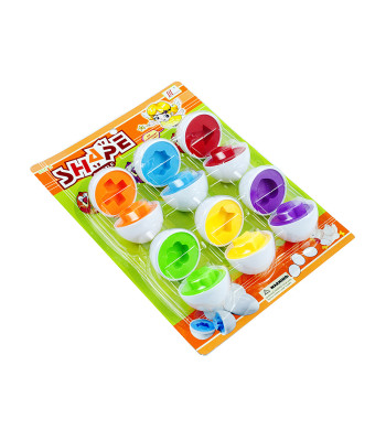 Mokomasis kiaušinių žaislas Suderinkite formas ir spalvas