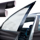 Folia Rolka Carbon 4D Juoda 1,52x30m