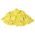 Kinetinis smėlis 1 kg maišelyje geltonos spalvos