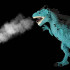 RC dinozauras valdomas drakonas - eina riaumoja riaumoja kvėpuoja garais 41 cm