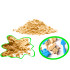 Kinetinis smėlis 1 kg maišelyje, natūralus smėlio spalvos