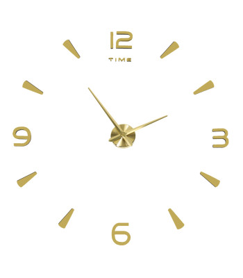 Sieninis laikrodis didelis 80-120cm auksinis 4 skaitmenys